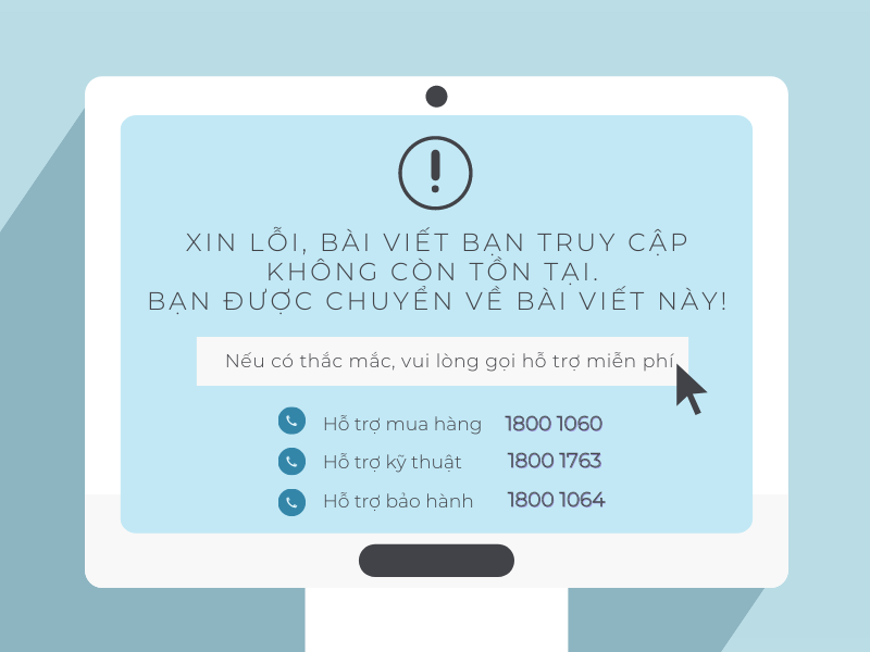 Thông báo bài viết bạn cần tìm không còn tồn tại